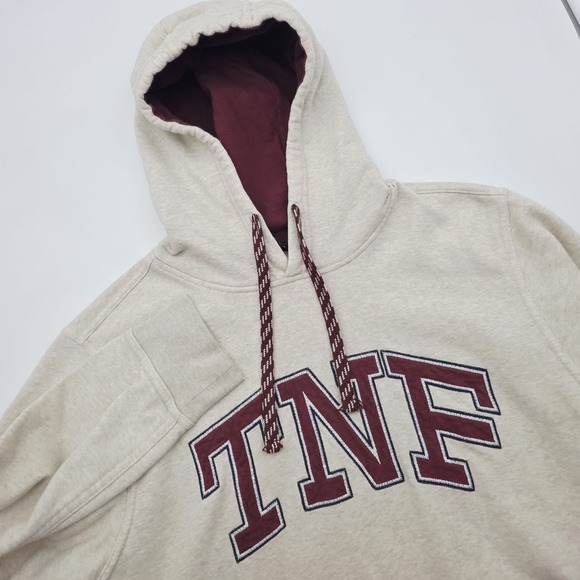 The North Face Other - The North Face Mens L Beige Graphic Hoodie Pullover Hooded Sweatshirt TNF Logo